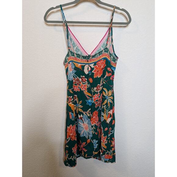 URBAN OUTFITTERS Women's Size Medium Mini Dress Cross Over Front Spaghetti Strap - Picture 3 of 5